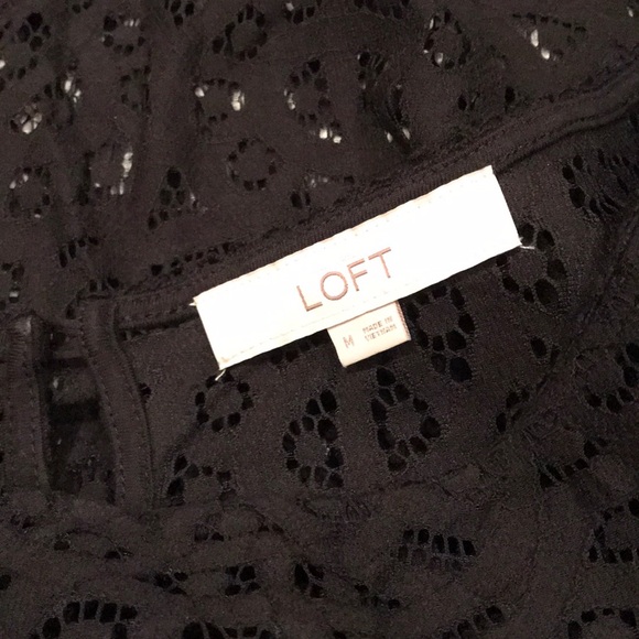 Black LOFT top - Picture 3 of 3